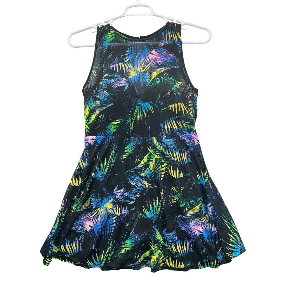 Torrid Floral One Piece Dress Like Swimsuit Women’s Size 0-L -12